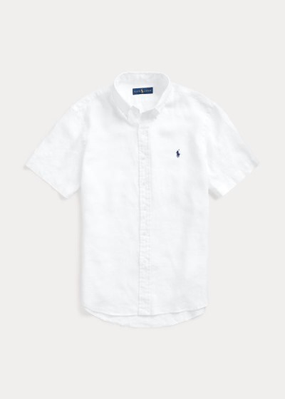 Men's Polo Ralph Lauren Classic Fit Linen Shirts | 594370VHC